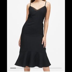 NWT BR 2P Fishtail Midi Dress
